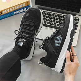 Męskie Sneakersy z Amortyzowaną Wkładką i Wytrzymałą Podeszwą