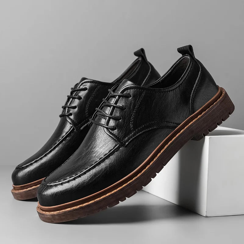 Męskie Sneakersy Minimalistyczna Sylwetka Teksturowane Wykończenie
