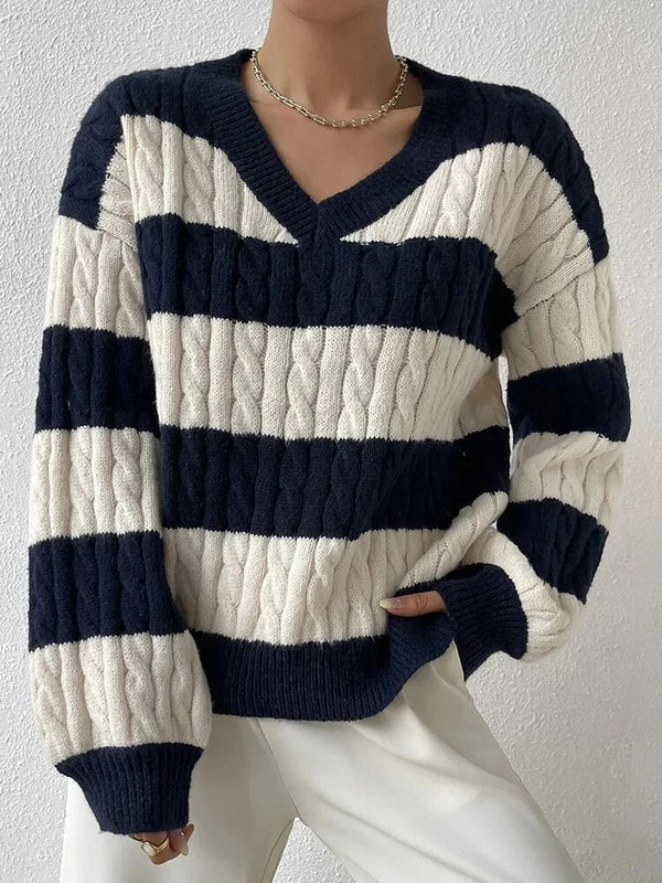 Damski Sweter z Luźnym Krojem i Miękką Strukturą