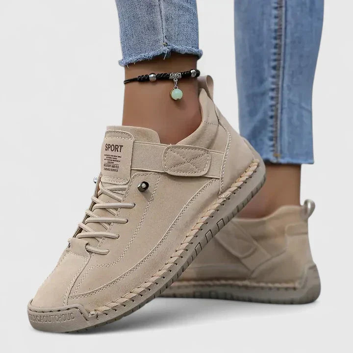 Damskie Sneakersy z Wsparciem Łuku Stopy i Szerokim Noskiem