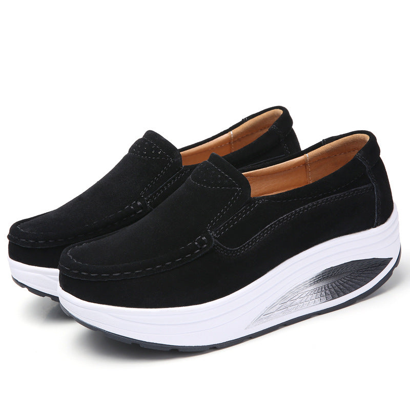 Damskie Buty Na Platformie I Koturnie Typu Slip-On Outdoor