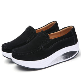 Damskie Buty Na Platformie I Koturnie Typu Slip-On Outdoor