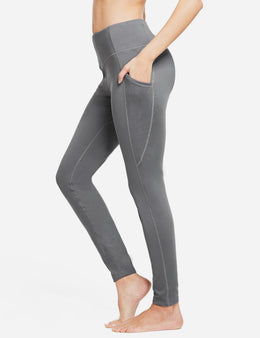 Damskie Legginsy Termiczne Z Kieszeniami I Wysokim Stanem