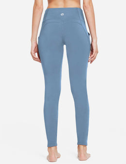 Damskie Legginsy Termiczne Z Kieszeniami I Wysokim Stanem