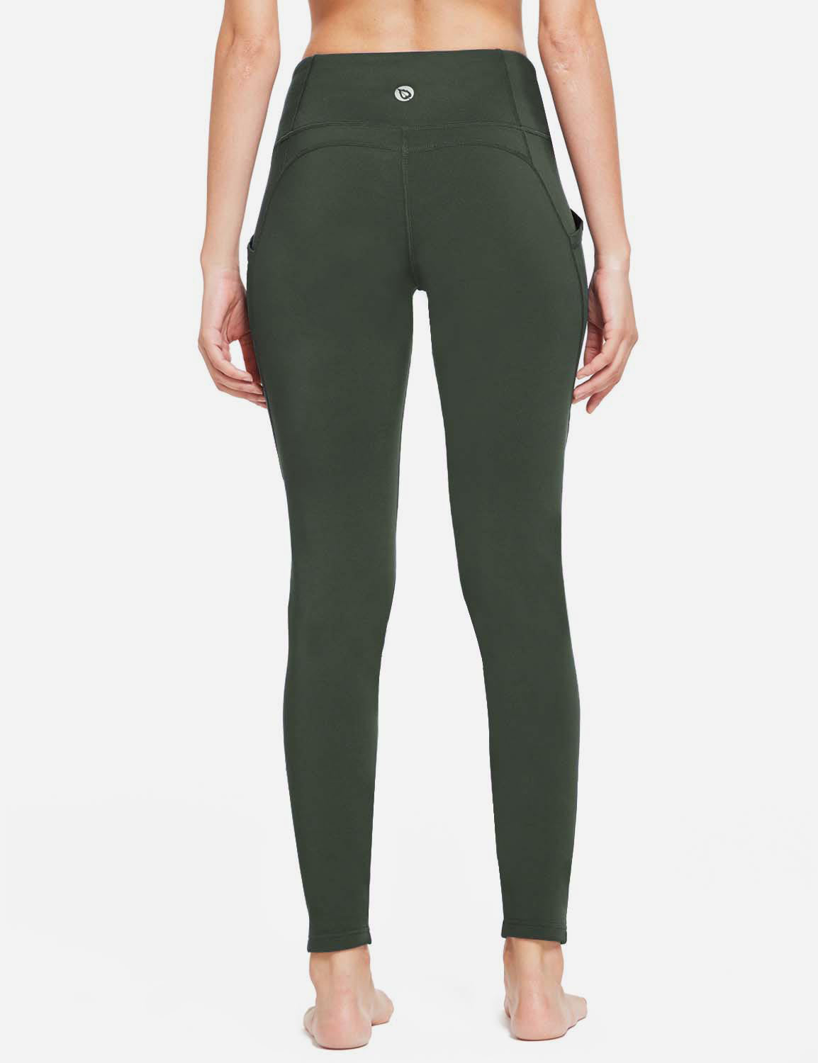 Damskie Legginsy Termiczne Z Kieszeniami I Wysokim Stanem