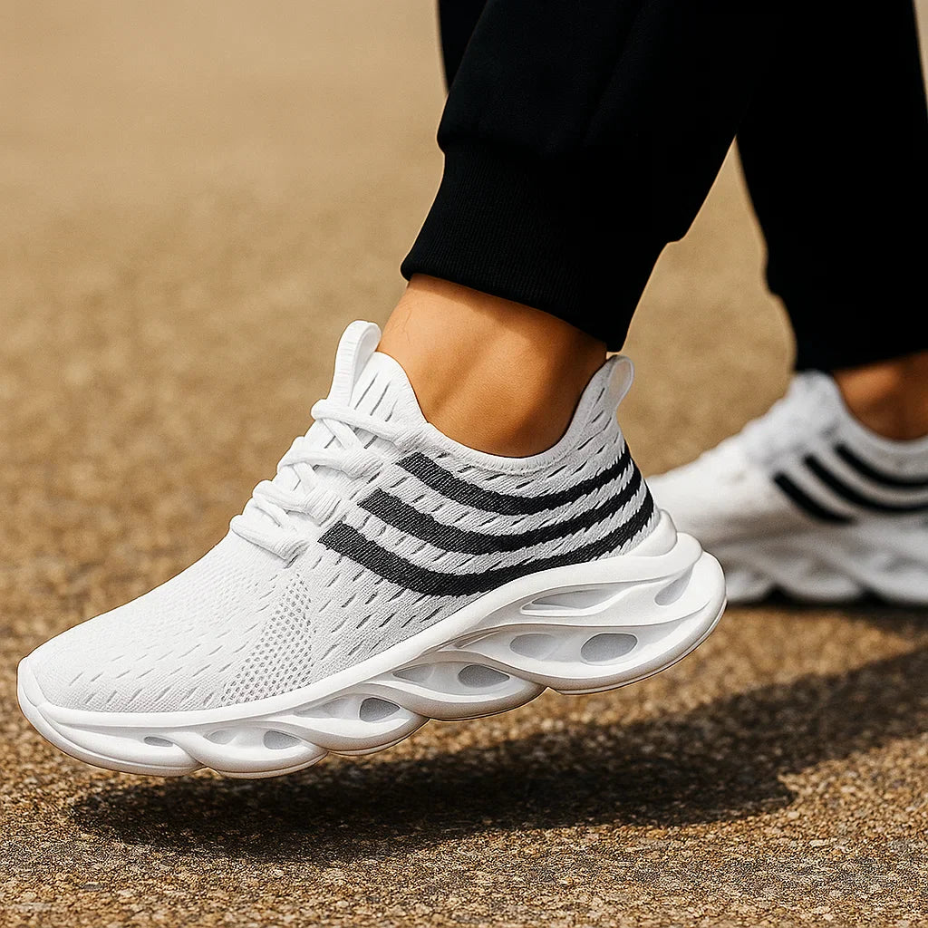 Męskie Buty Sportowe Z Oddychającej Siateczki Z Podeszwą Sticktread