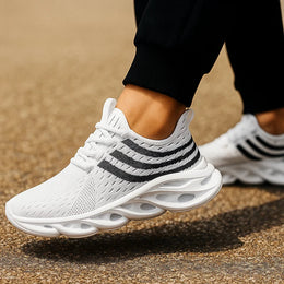 Męskie Buty Sportowe Z Oddychającej Siateczki Z Podeszwą Sticktread