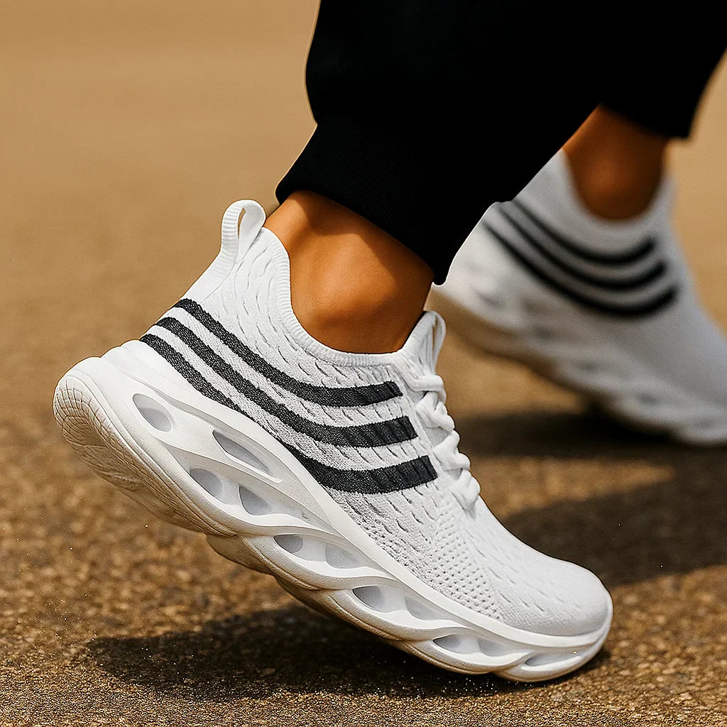 Męskie Buty Sportowe Z Oddychającej Siateczki Z Podeszwą Sticktread