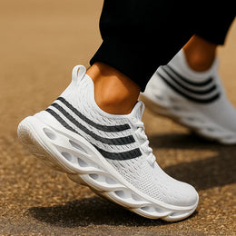 Męskie Buty Sportowe Z Oddychającej Siateczki Z Podeszwą Sticktread