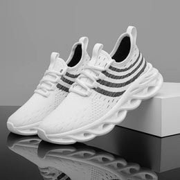 Męskie Buty Sportowe Z Oddychającej Siateczki Z Podeszwą Sticktread
