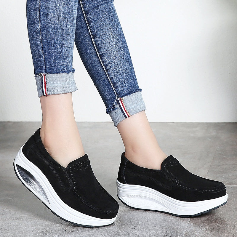 Damskie Buty Na Platformie I Koturnie Typu Slip-On Outdoor
