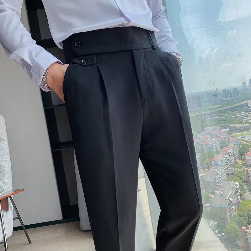 Spodnie Męskie O Dopasowanym Kroju, Z Prostymi Nogawkami, Dostępne W Rozmiarach Od M Do 2Xl