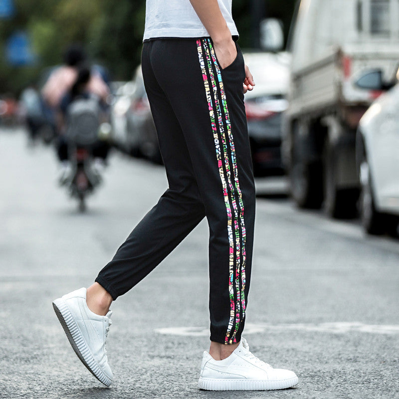 Męskie Spodnie Jogger Slim Fit Krótkie Idealne na Wiosnę i Lato