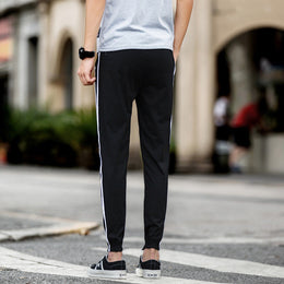 Męskie Spodnie Jogger Slim Fit Krótkie Idealne na Wiosnę i Lato