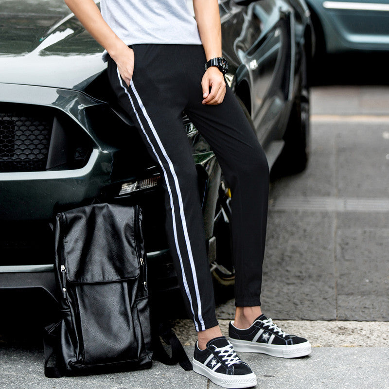 Męskie Spodnie Jogger Slim Fit Krótkie Idealne na Wiosnę i Lato