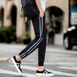Męskie Spodnie Jogger Slim Fit Krótkie Idealne na Wiosnę i Lato