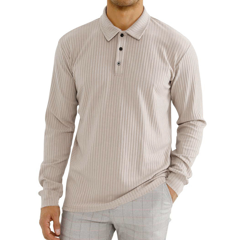 Męski T-Shirt z Długim Rękawem z Mieszanki Bawełny