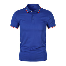 Męski Letni T-Shirt z Krótkim Rękawem, Prosty Krój, Lekki, Jednolity Kolor