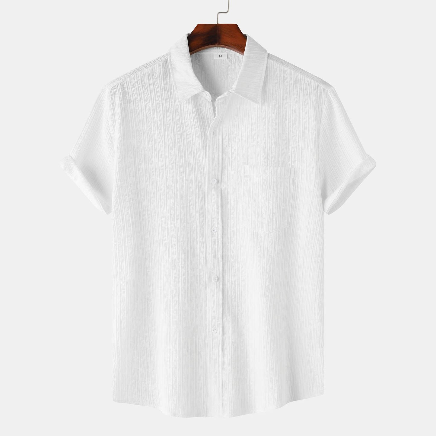 Męska Letnia Koszulka Polo z Krótkim Rękawem, Slim Fit, Lekka