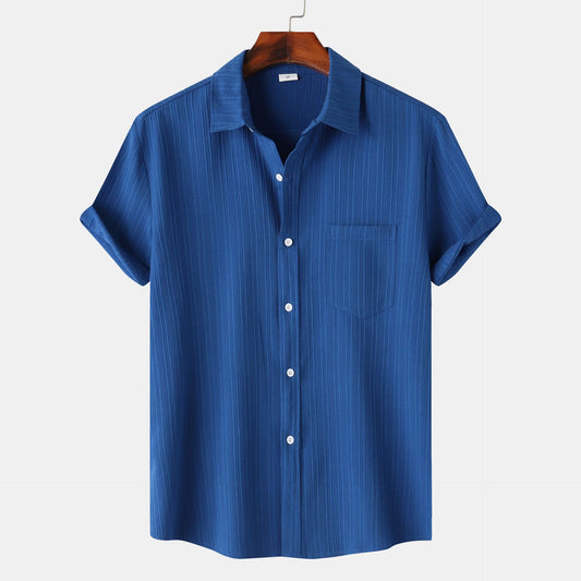 Męska Letnia Koszulka Polo z Krótkim Rękawem, Slim Fit, Lekka