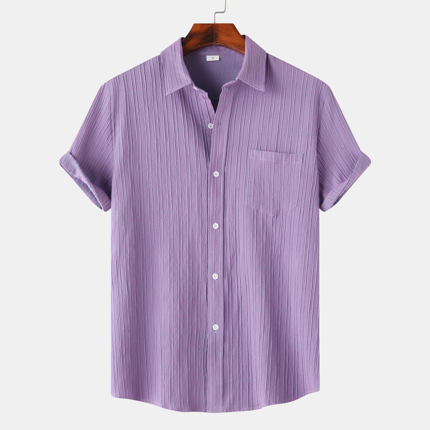 Męska Letnia Koszulka Polo z Krótkim Rękawem, Slim Fit, Lekka