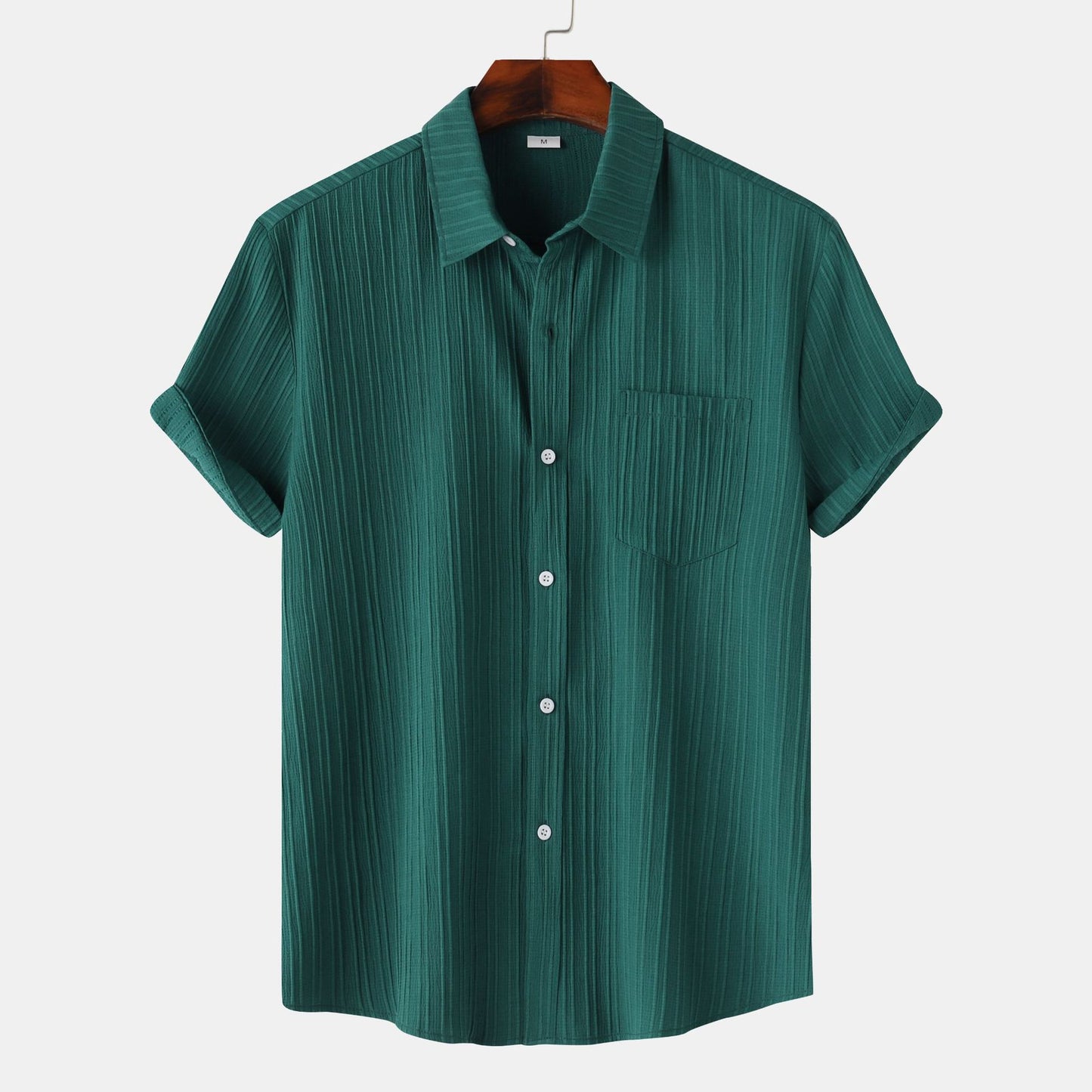 Męska Letnia Koszulka Polo z Krótkim Rękawem, Slim Fit, Lekka