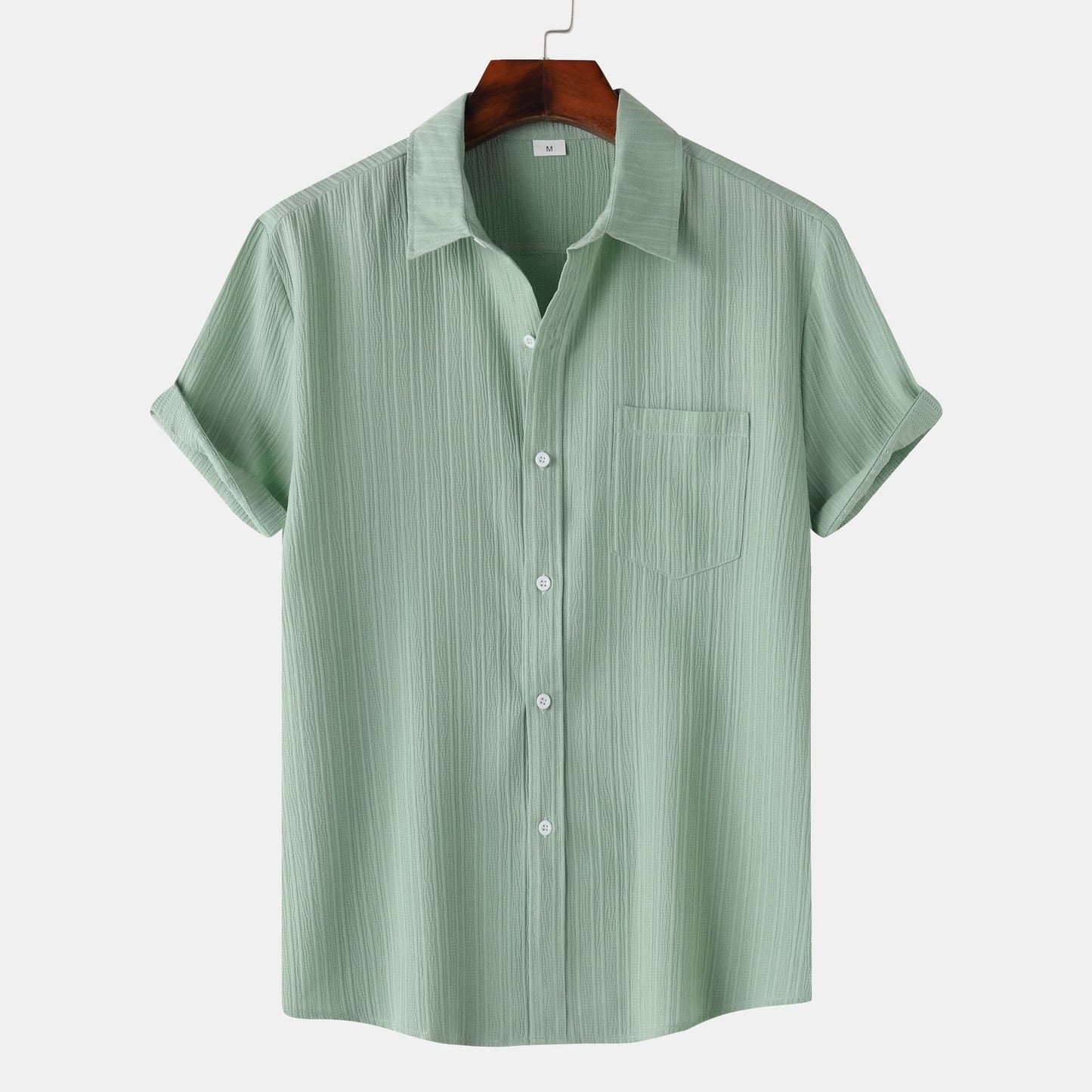 Męska Letnia Koszulka Polo z Krótkim Rękawem, Slim Fit, Lekka