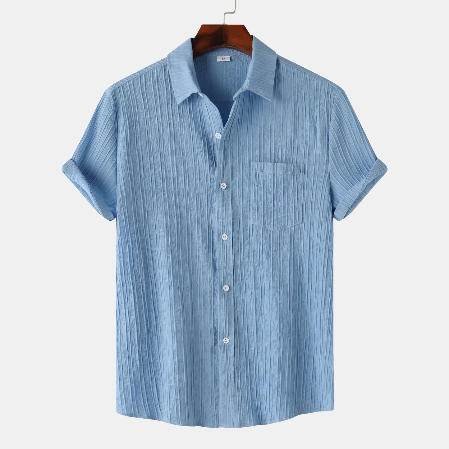 Męska Letnia Koszulka Polo z Krótkim Rękawem, Slim Fit, Lekka