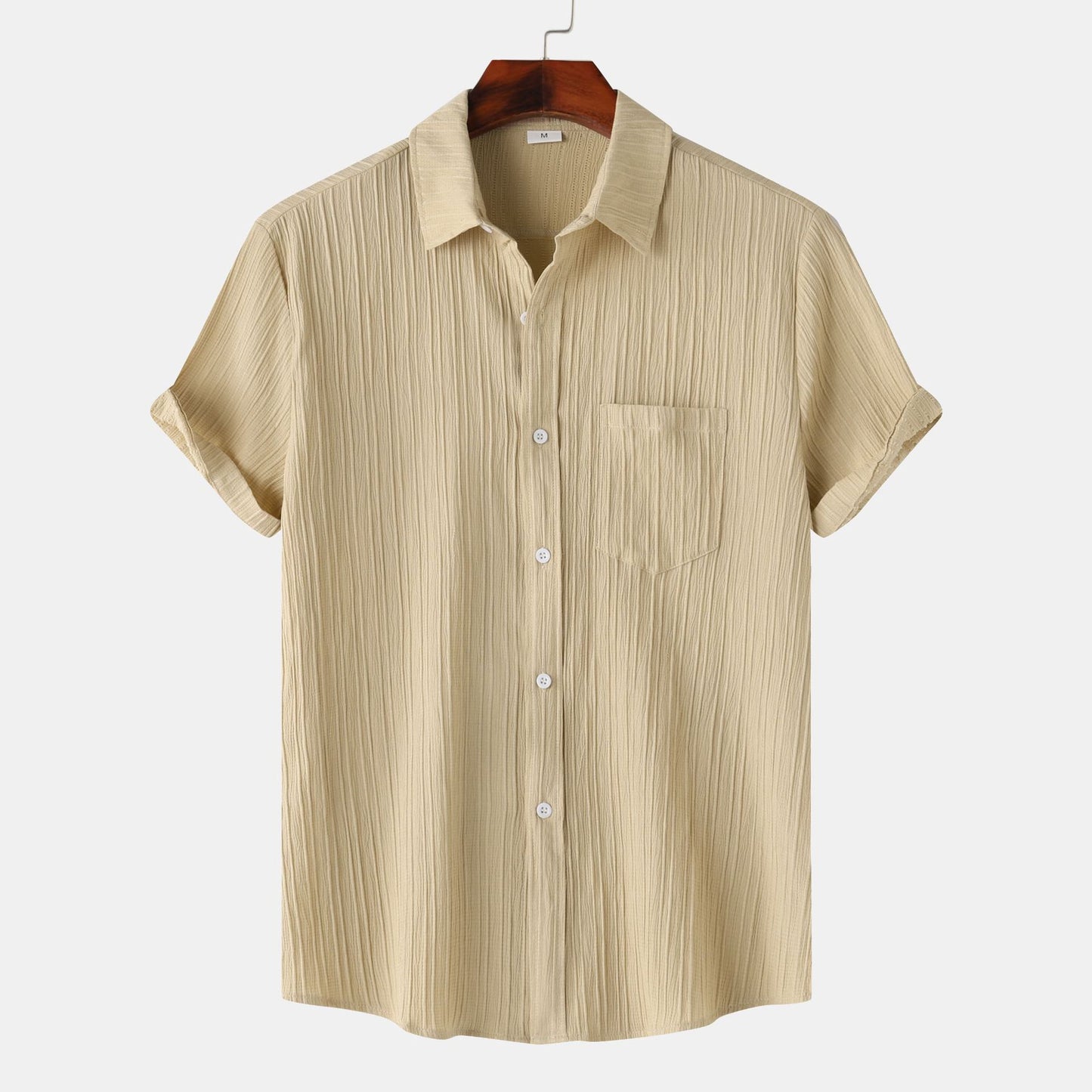 Męska Letnia Koszulka Polo z Krótkim Rękawem, Slim Fit, Lekka