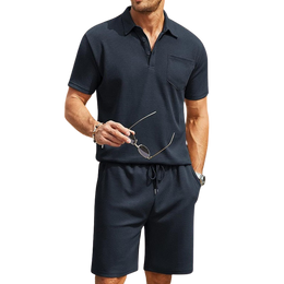 Meska Koszulka Polo Z Krotkim Rekawem, Slim Fit, Kolnierz Z Klapkami