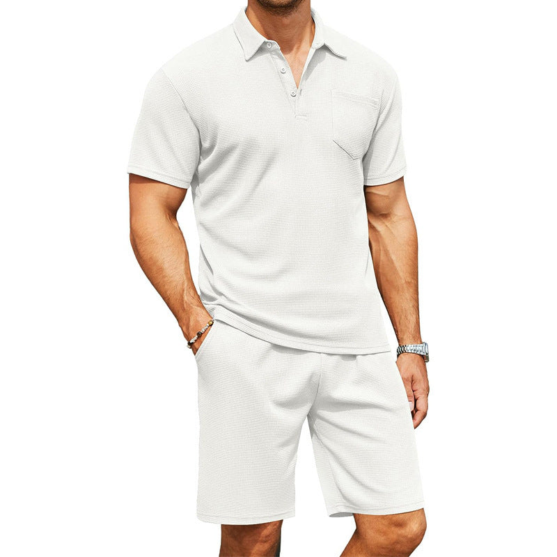 Meska Koszulka Polo Z Krotkim Rekawem, Slim Fit, Kolnierz Z Klapkami