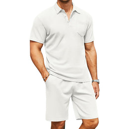 Meska Koszulka Polo Z Krotkim Rekawem, Slim Fit, Kolnierz Z Klapkami