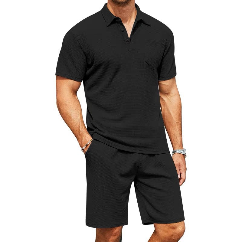 Meska Koszulka Polo Z Krotkim Rekawem, Slim Fit, Kolnierz Z Klapkami