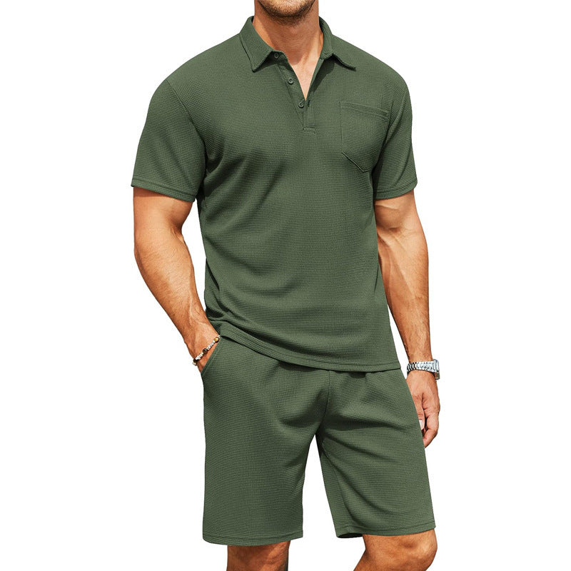 Meska Koszulka Polo Z Krotkim Rekawem, Slim Fit, Kolnierz Z Klapkami