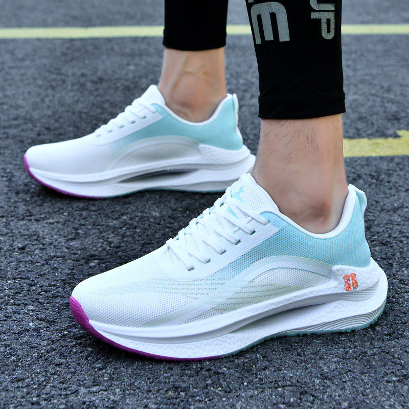 Męskie Letnie Wysokie Sneakersy Z Dzianiny Flyknit NA Koturnie, Wsuwane, Lekka Podeszwa Eva