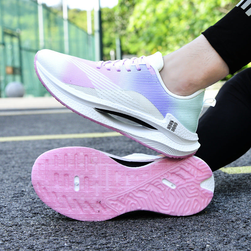 Męskie Letnie Wysokie Sneakersy Z Dzianiny Flyknit NA Koturnie, Wsuwane, Lekka Podeszwa Eva