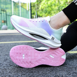 Męskie Letnie Wysokie Sneakersy Z Dzianiny Flyknit NA Koturnie, Wsuwane, Lekka Podeszwa Eva