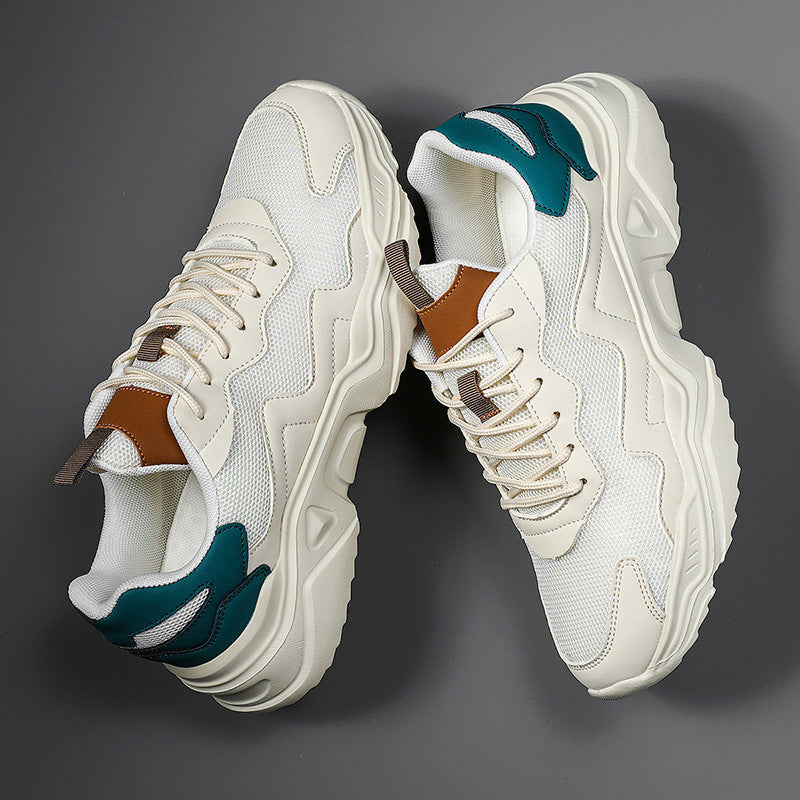 Męskie Sneakersy Chunky Z Siatkową Cholewką I Lekką Podeszwą