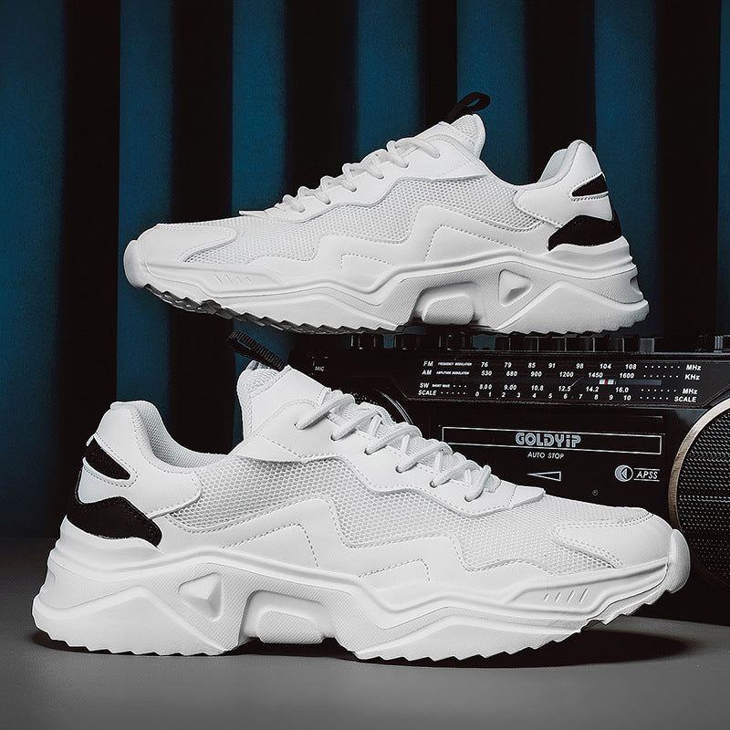 Męskie Sneakersy Chunky Z Siatkową Cholewką I Lekką Podeszwą