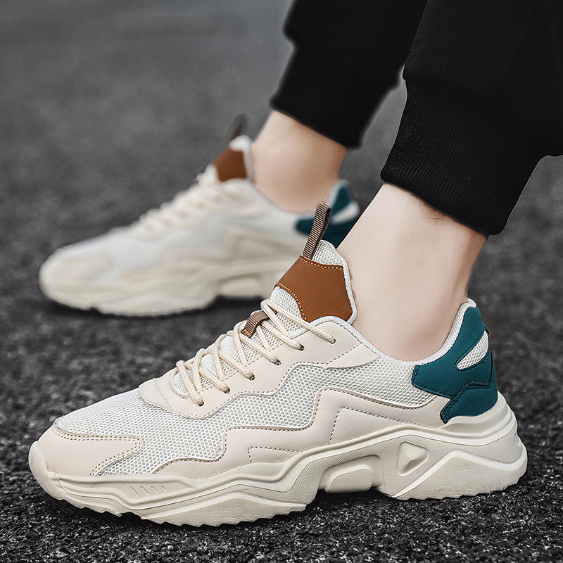 Męskie Sneakersy Chunky Z Siatkową Cholewką I Lekką Podeszwą