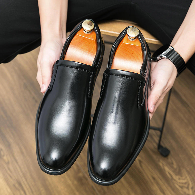 Męskie Eleganckie Buty Wsuwane Z AntypośLizgową Gumową Podeszwą I OddychająCą Konstrukcją