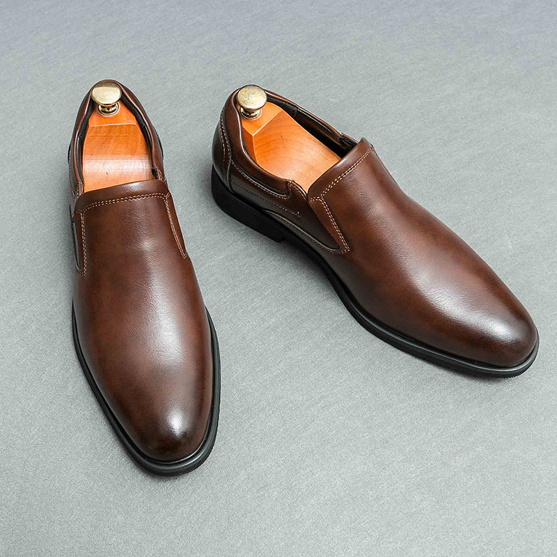 Męskie Eleganckie Buty Wsuwane Z AntypośLizgową Gumową Podeszwą I OddychająCą Konstrukcją