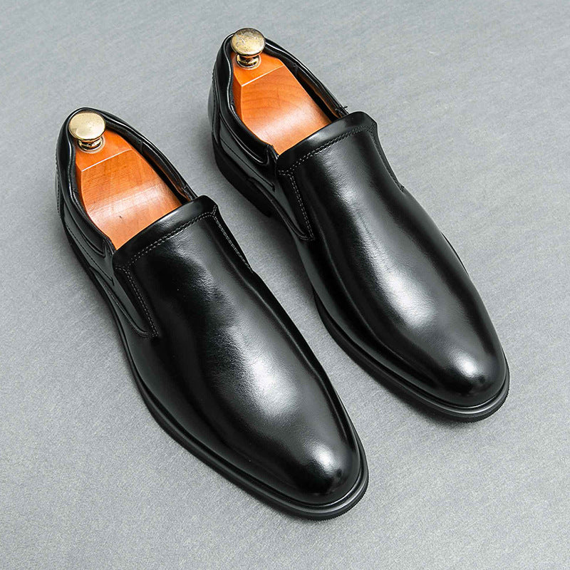 Męskie Eleganckie Buty Wsuwane Z AntypośLizgową Gumową Podeszwą I OddychająCą Konstrukcją