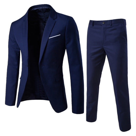 Garnitur Męski Dwuczęściowy Slim Fit w Wielu Kolorach Odzież Formalna