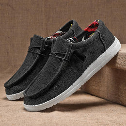 Męskie Wiosenne Mokasyny Typu Slip-On Z Oddychającą Siateczką, Podeszwa Md, Pasek Typu Slingback