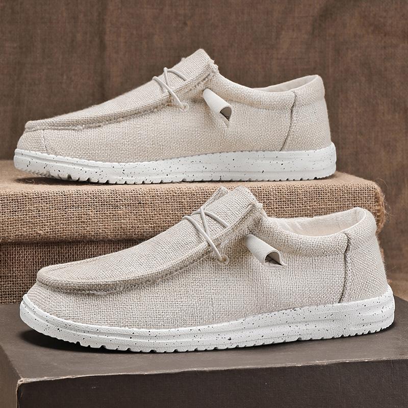 Męskie Wiosenne Mokasyny Typu Slip-On Z Oddychającą Siateczką, Podeszwa Md, Pasek Typu Slingback