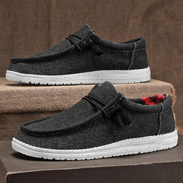 Męskie Wiosenne Mokasyny Typu Slip-On Z Oddychającą Siateczką, Podeszwa Md, Pasek Typu Slingback