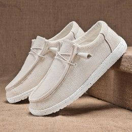 Męskie Wiosenne Mokasyny Typu Slip-On Z Oddychającą Siateczką, Podeszwa Md, Pasek Typu Slingback