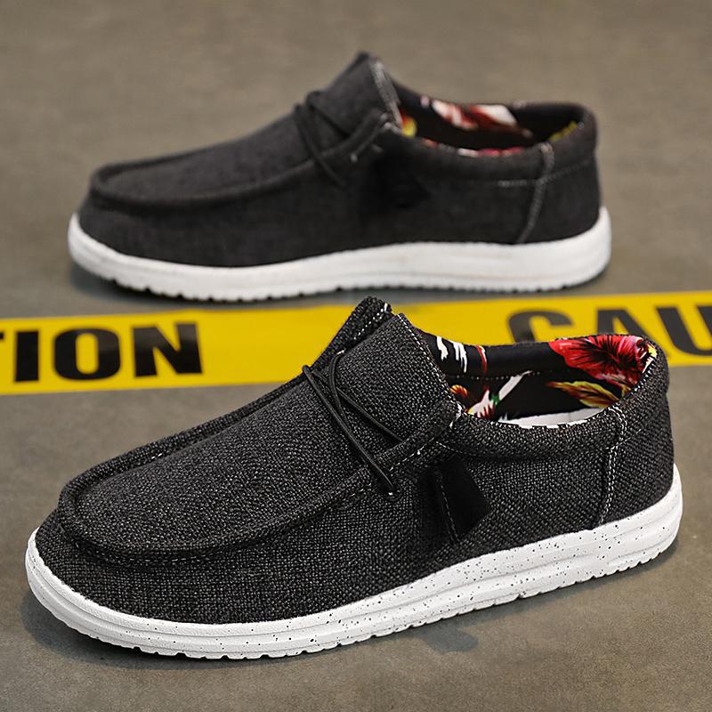Męskie Wiosenne Mokasyny Typu Slip-On Z Oddychającą Siateczką, Podeszwa Md, Pasek Typu Slingback