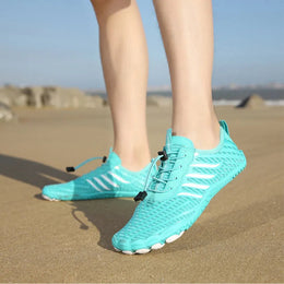 Męskie Letnie Buty Do Wody Z Gumową Podeszwą, Wsuwane, Do Pływania I Na Plażę